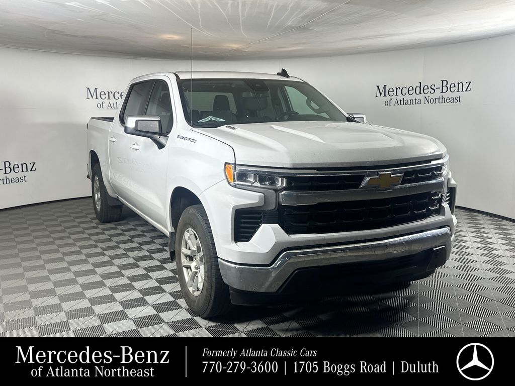 2023 Summit White Chevrolet Silverado 1500 LT RWD Truck