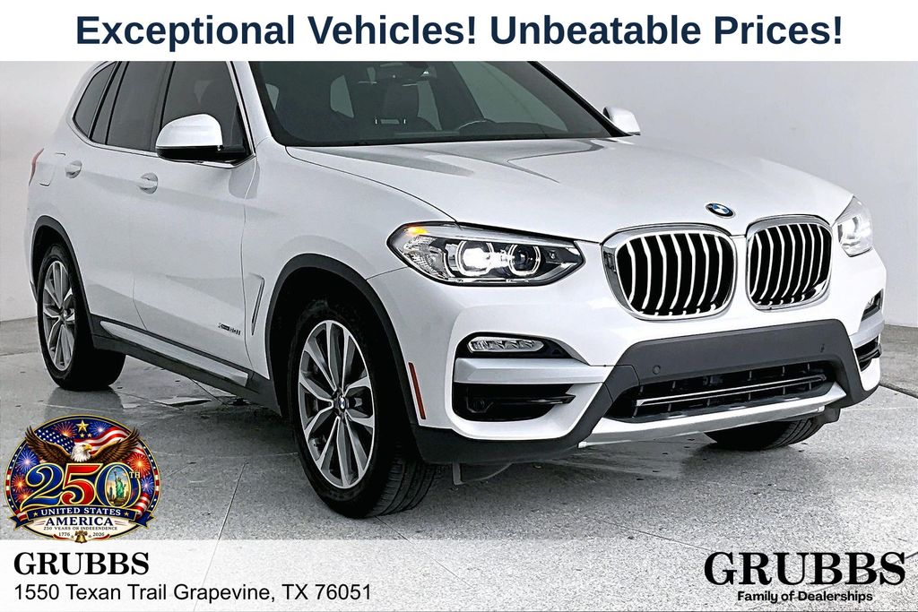 White Metallic 2018 BMW X3 SUV / Crossover All-Wheel Drive 8-Speed Automatic