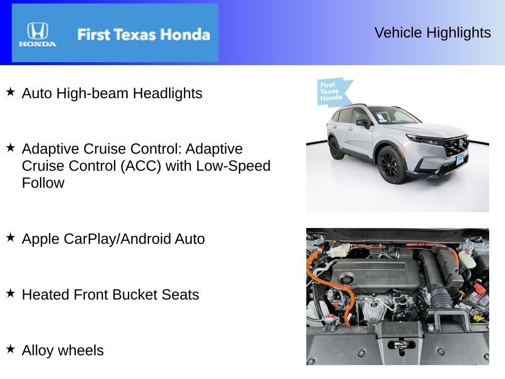 Used Car 2025 Honda Cr-v Hybrid  Sport For Sale Under $35,000 In Austin, Texas