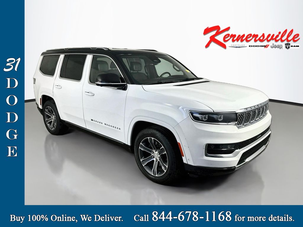 Bright White Clearcoat 2023 Jeep Grand Wagoneer SUV / Crossover Four-Wheel Drive 8-Speed Automatic