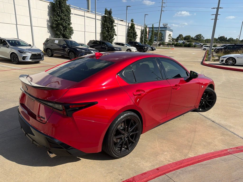 2021 Lexus IS 350 F SPORT Red at Texan Dodge Chrysler Jeep Ram
