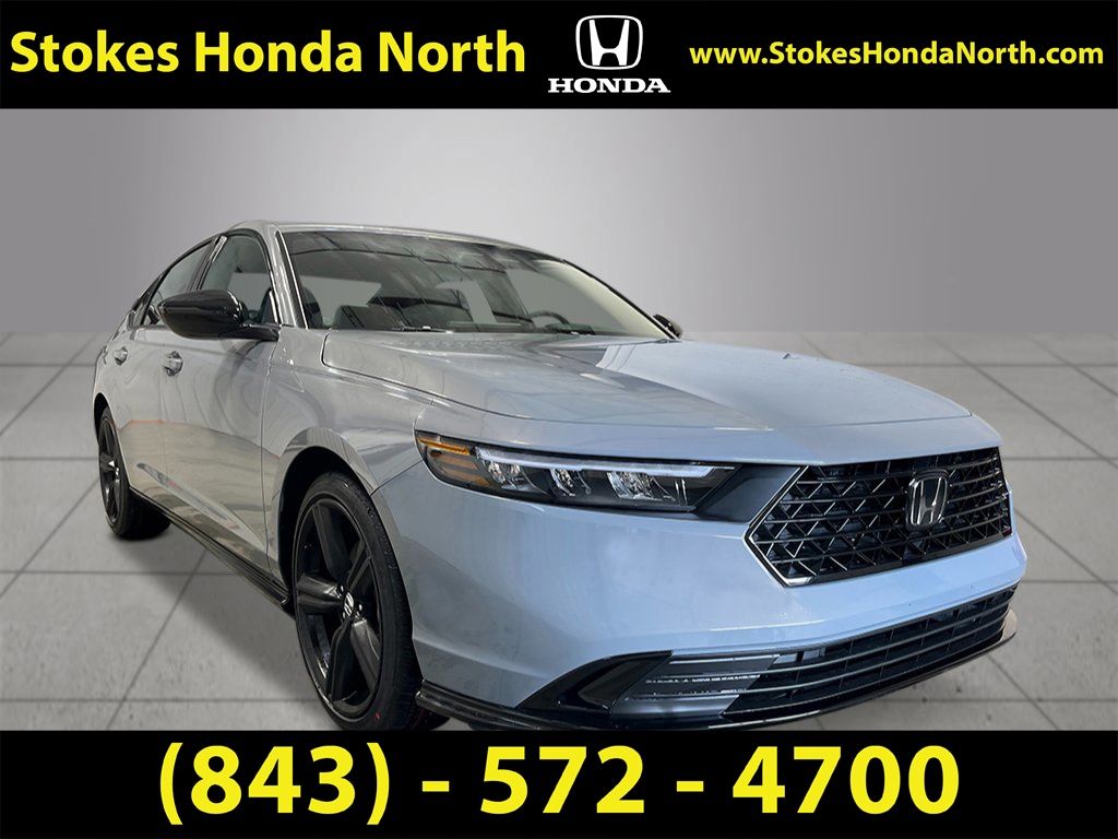 2026 Honda Accord Hybrid Sport-L Gray at Stokes Honda North