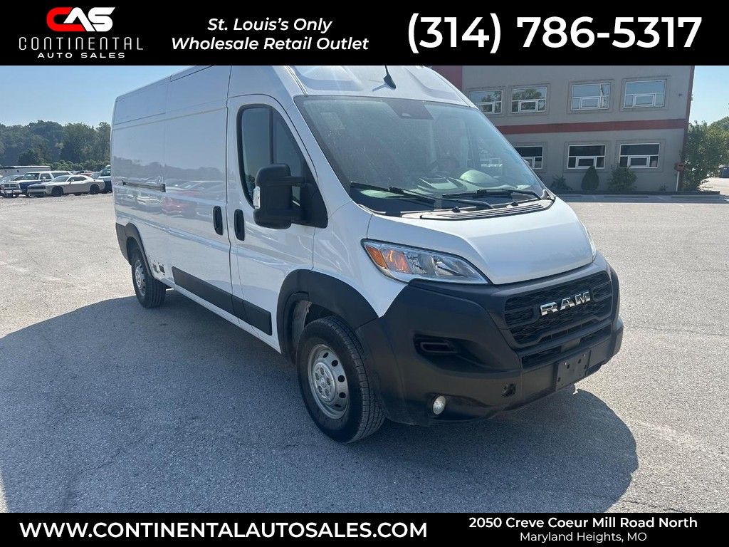Bright White Clearcoat 2024 RAM ProMaster Van 9-Speed Automatic
