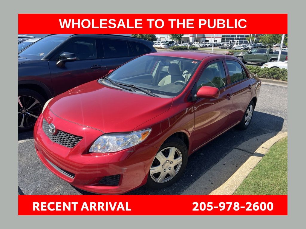 Barcelona Red Metallic 2009 Toyota Corolla Sedan Front-Wheel Drive 4-Speed Automatic