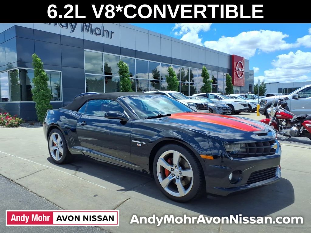Black 2011 Chevrolet Camaro Convertible Rear-Wheel Drive 6-Speed Automatic