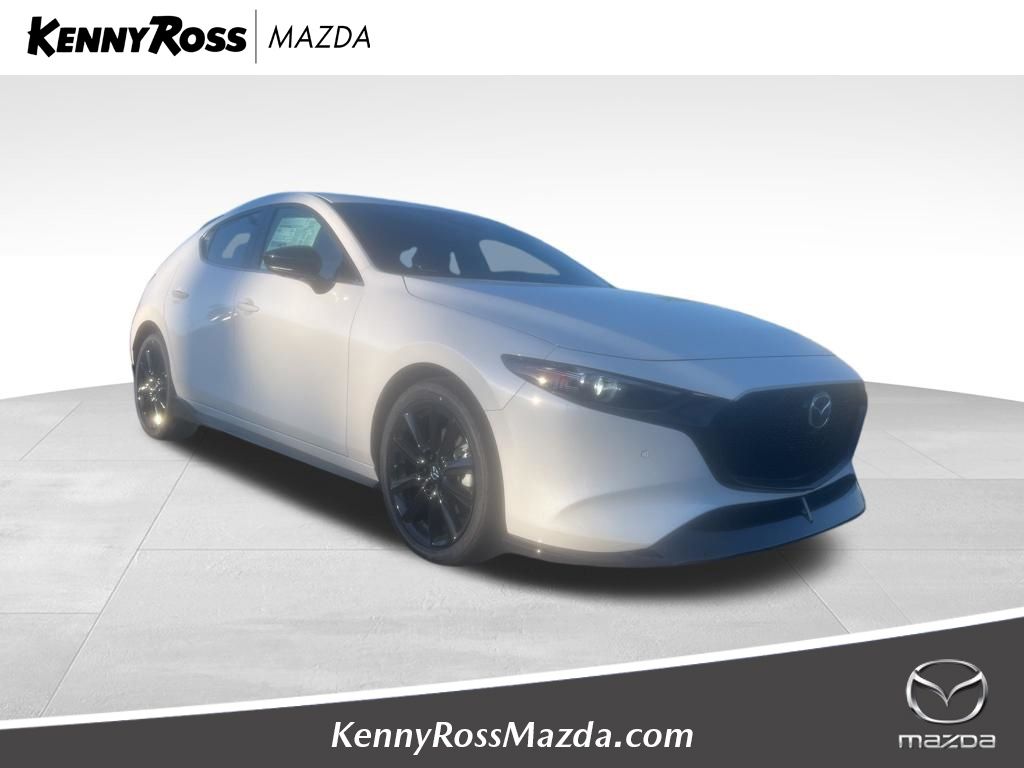 Snowflake White Pearl Mica 2026 Mazda MAZDA3 2.5 Turbo Premium Plus Hatchback AWD Hatchback All-Wheel Drive 6-Speed Automatic