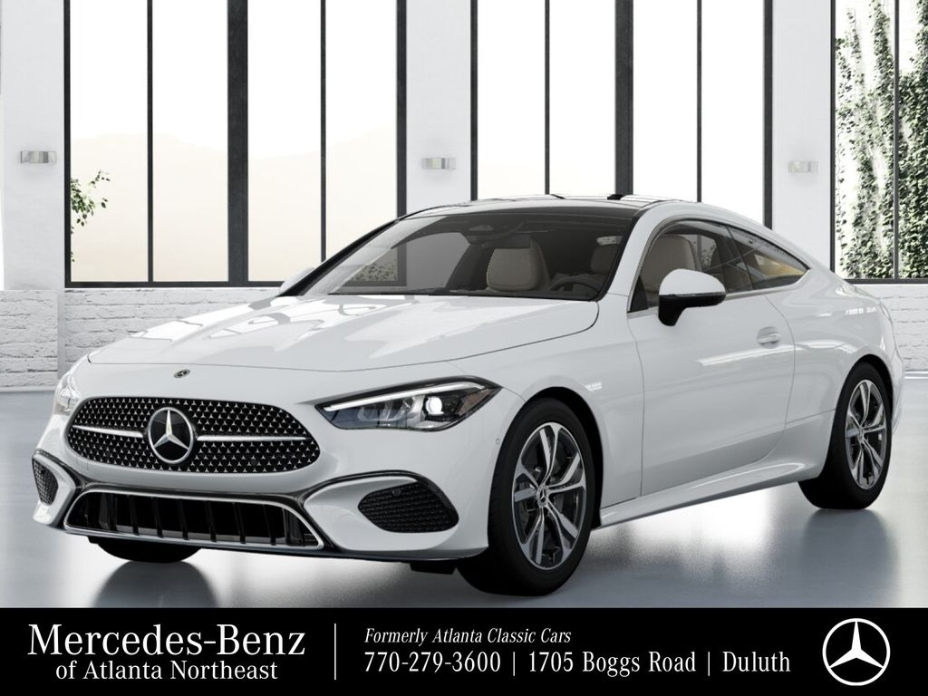 White 2026 Mercedes-Benz CLE 300 4MATIC Coupe All-Wheel Drive 9-Speed Automatic