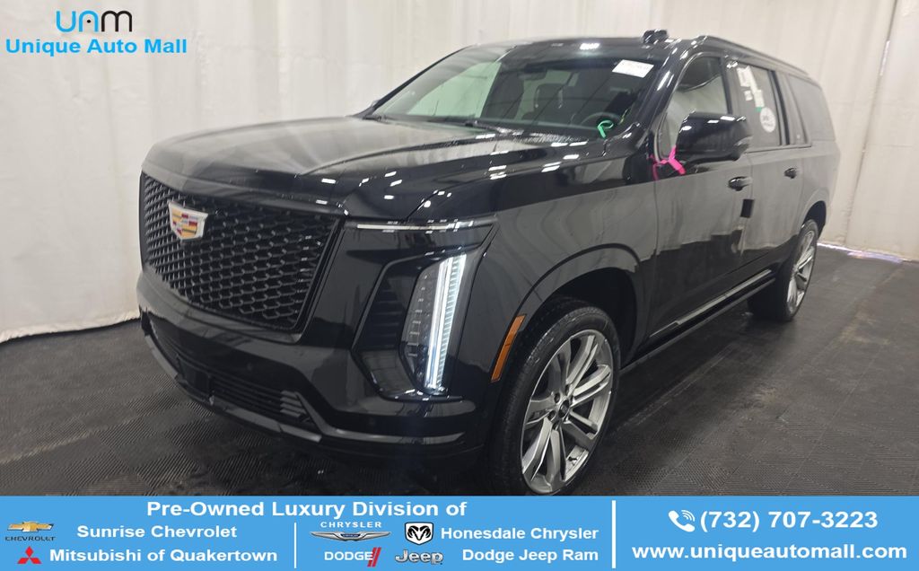 Black 2026 Cadillac Escalade ESV Platinum Sport 4WD SUV / Crossover Four-Wheel Drive