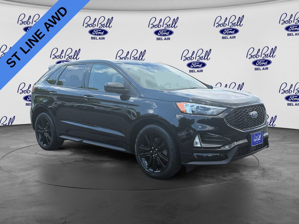 Agate Black Metallic 2022 Ford Edge SUV / Crossover All-Wheel Drive 8-Speed Automatic