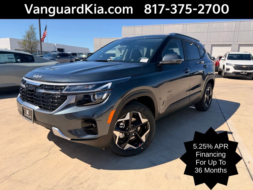 Gravity Gray 2026 Kia Seltos S FWD SUV / Crossover Front-Wheel Drive Continuously Variable Transmission