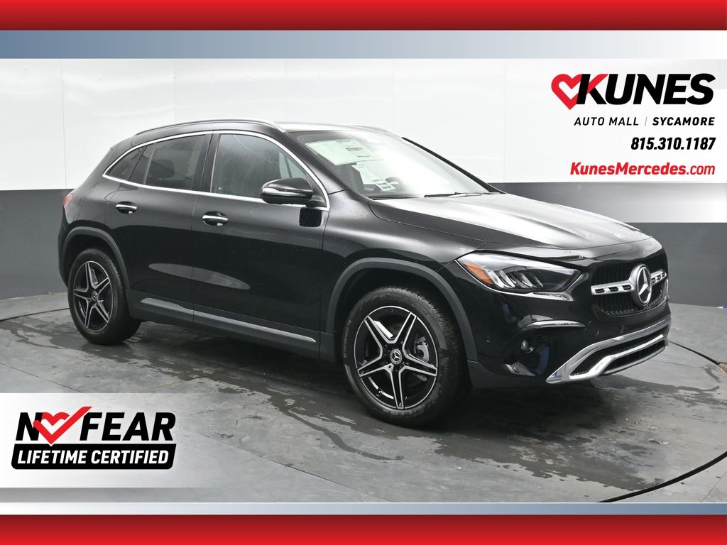 Night Black 2026 Mercedes-Benz GLA SUV / Crossover All-Wheel Drive 8-Speed Dual Clutch