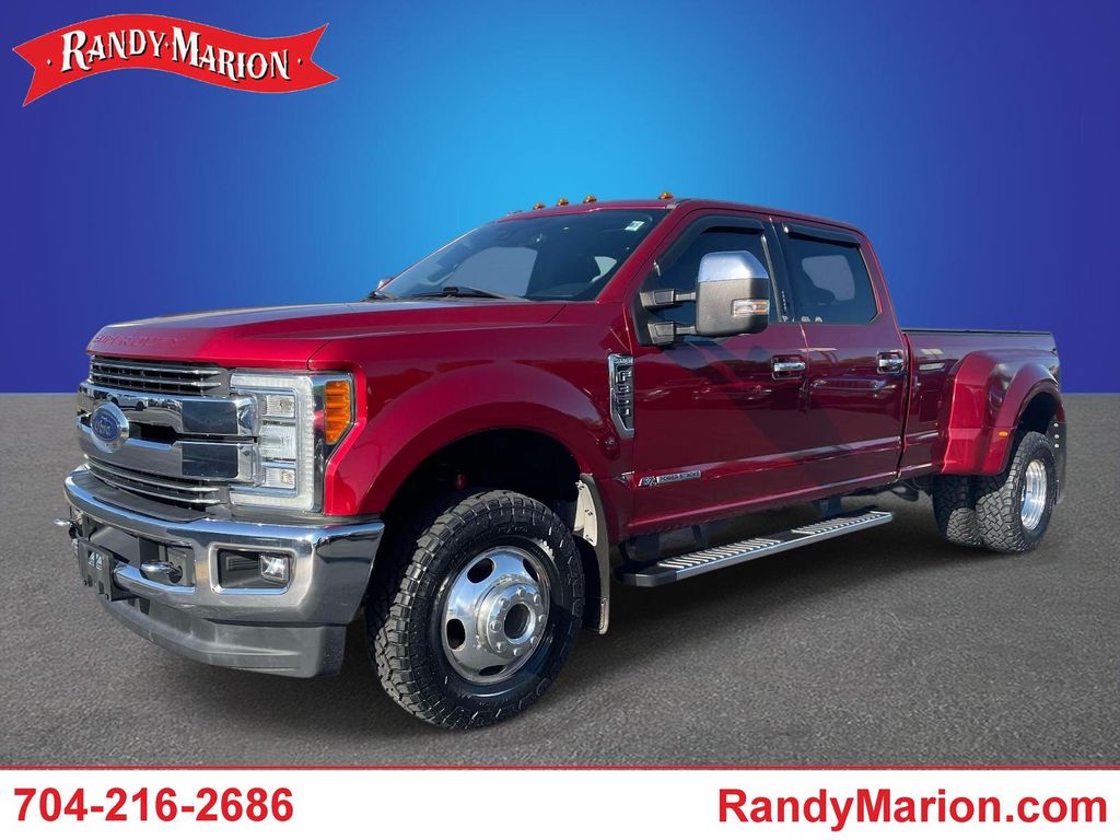 Ruby Red Metallic 2017 Ford F-350 Super Duty Lariat Crew Cab LB DRW 4WD Pickup Truck Four-Wheel Drive 6-Speed Automatic