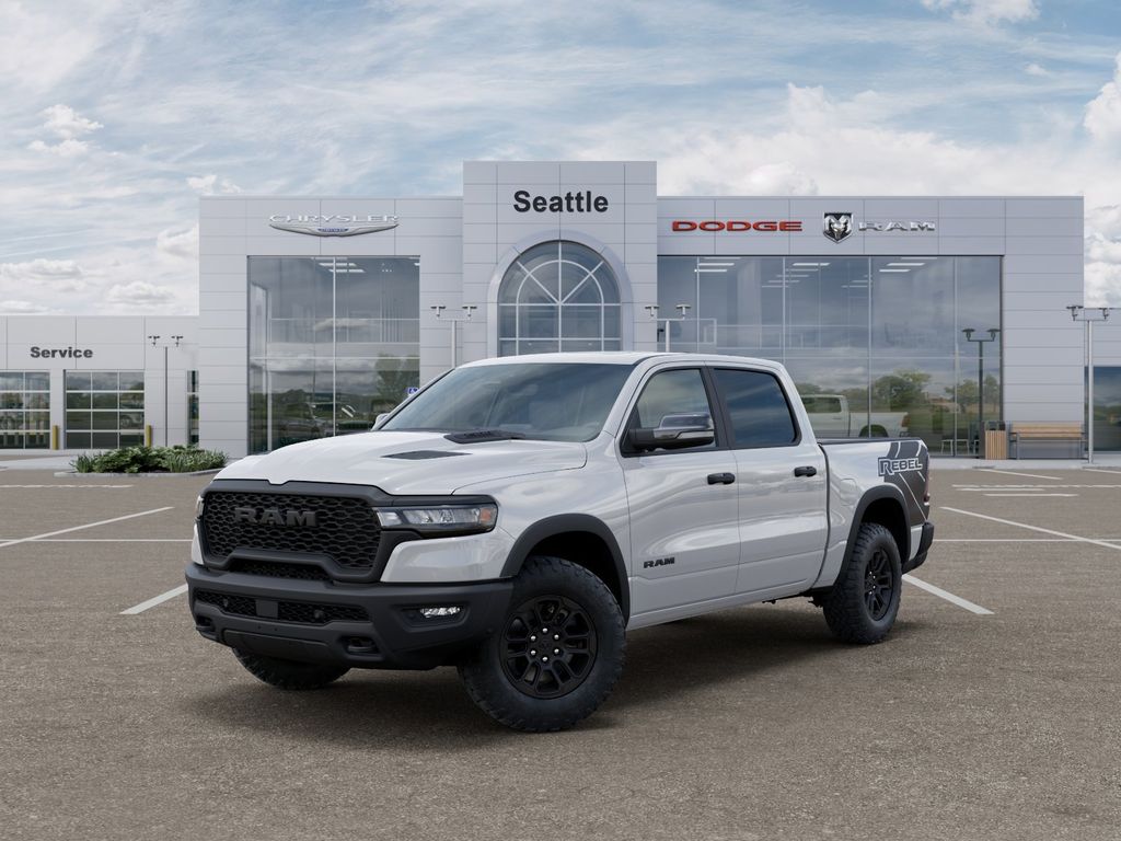 Bright White Clearcoat 2026 RAM 1500 Pickup Truck Four-Wheel Drive 8-Speed Automatic