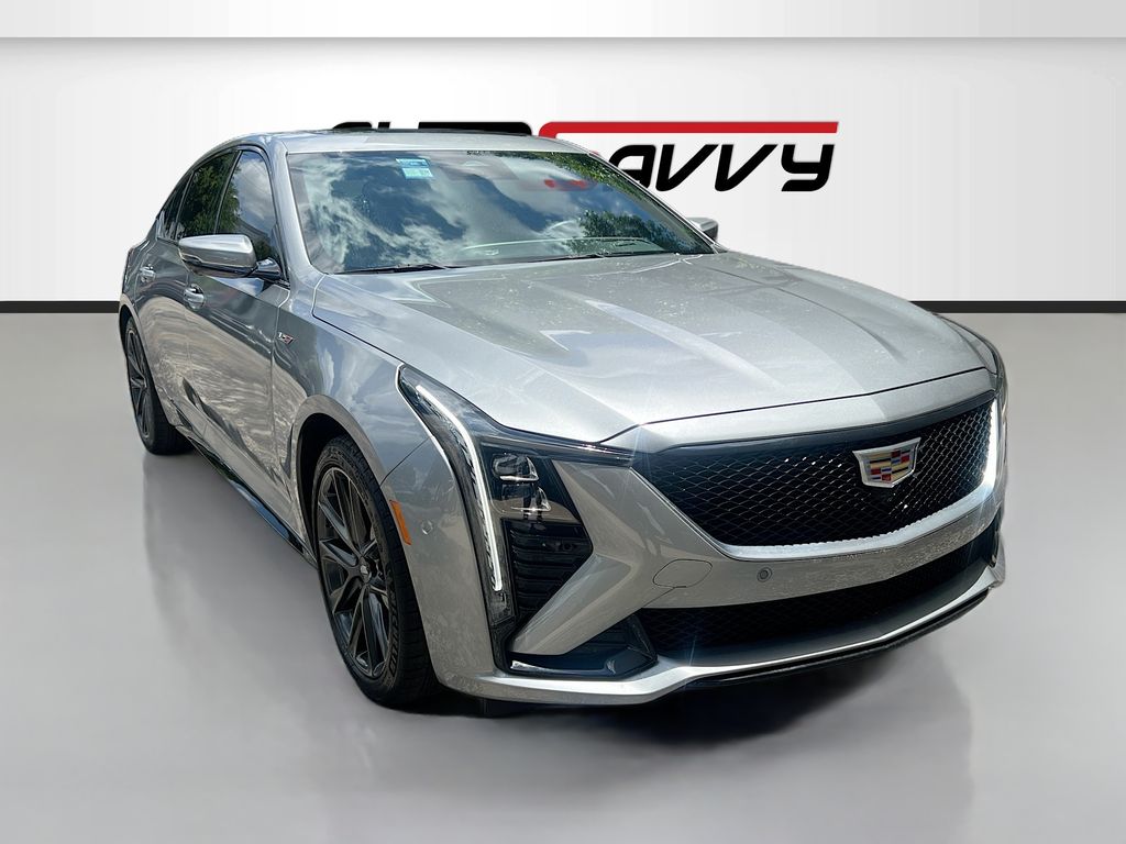 Argent Silver Metallic 2025 Cadillac CT5 V-Series RWD Sedan Rear-Wheel Drive Automatic