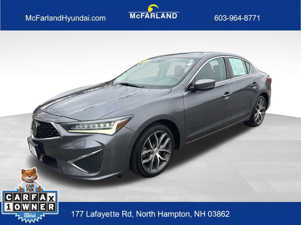 Gray (Modern Steel Metallic) 2020 Acura ILX FWD with Premium Package Sedan Front-Wheel Drive 8-Speed Dual Clutch
