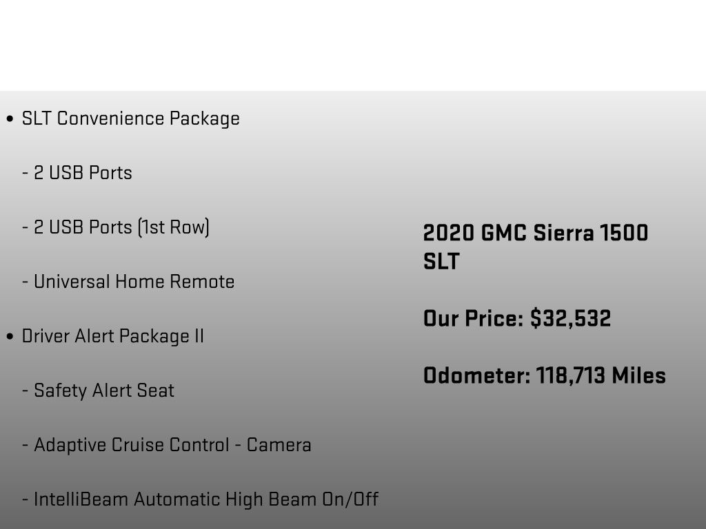 2020 GMC Sierra 1500 SLT Gray at Auto Express Mitsubishi
