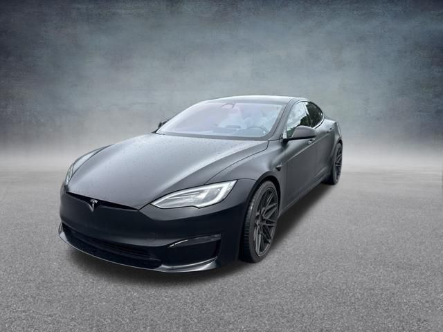 Black 2024 Tesla Model S Sedan All-Wheel Drive 1-Speed Automatic