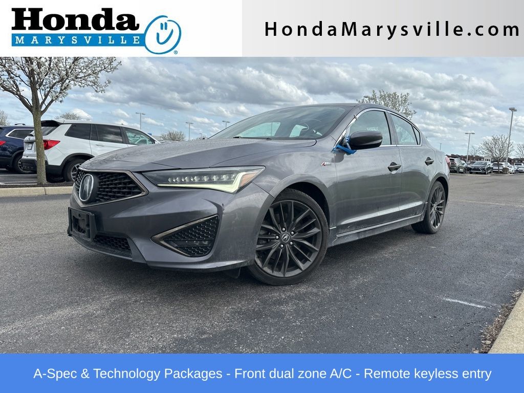 Gray (Modern Steel Metallic) 2022 Acura ILX FWD with Technology and A-SPEC Package Sedan Front-Wheel Drive 8-Speed Dual Clutch