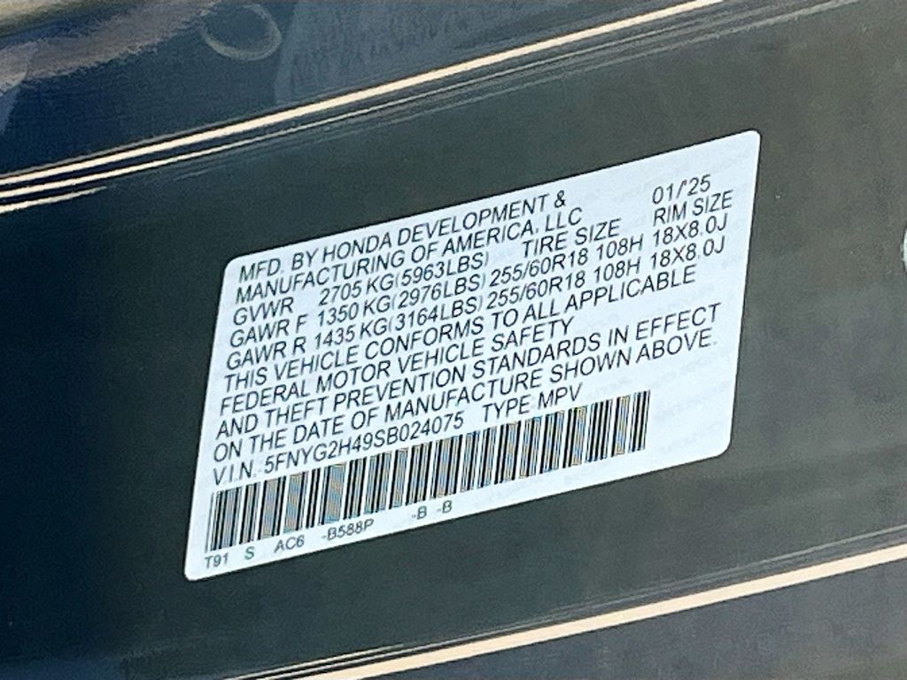 Used 2025 Blue Honda EX-L image 33