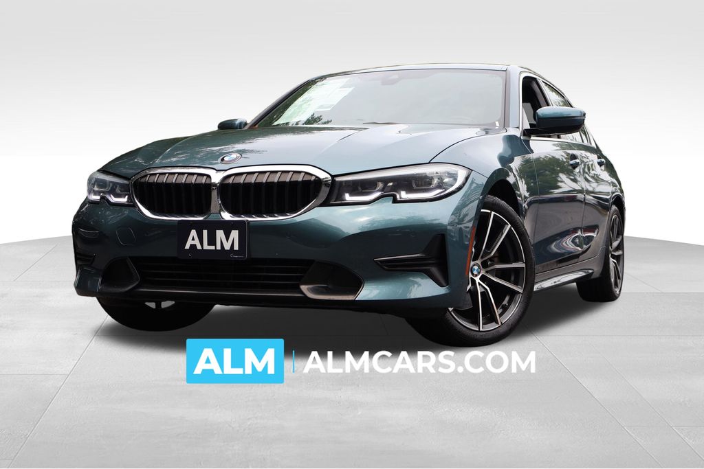 Blue Ridge Mountain Metallic 2021 BMW 3 Series Sedan Rear-Wheel Drive 8-Speed Automatic