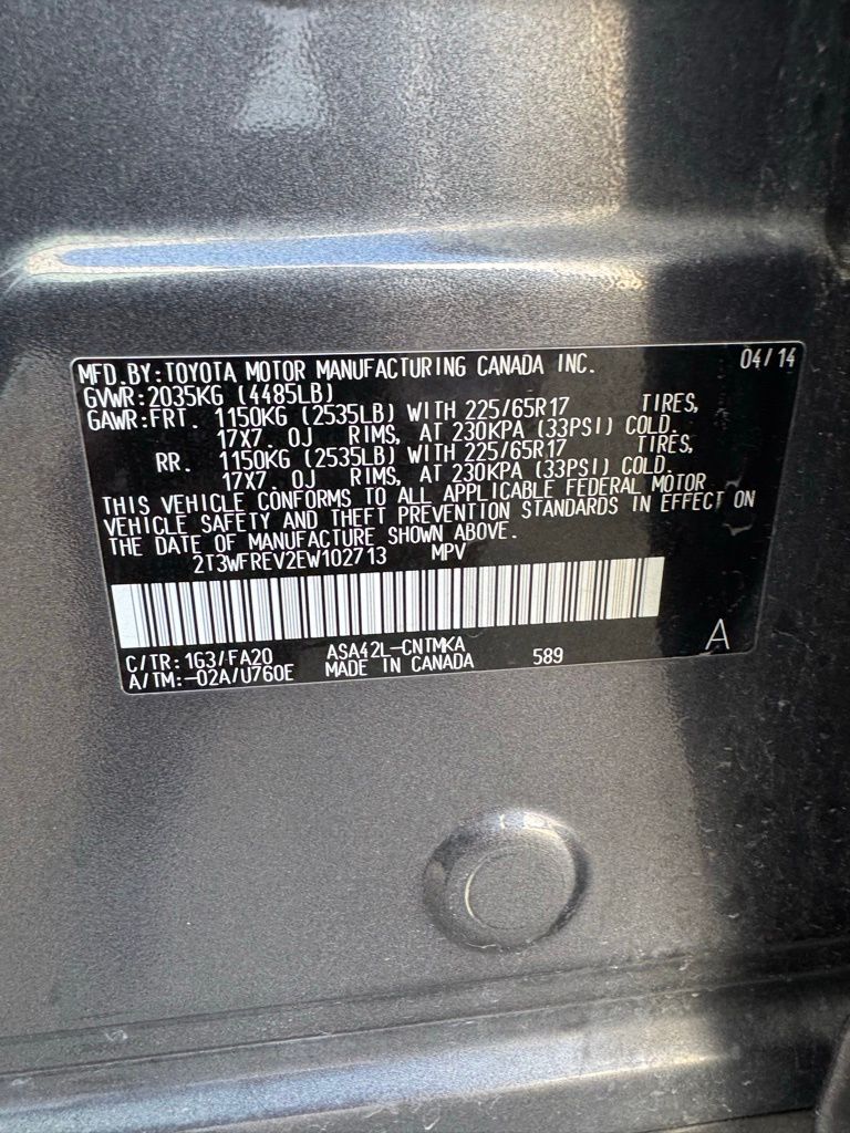 Used Car 2014 Toyota Rav4  Xle For Sale Under $10,000 In Georgetown, Texas