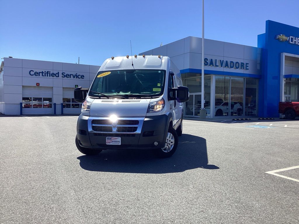 Bright White Clearcoat 2017 RAM ProMaster 2500 159 High Roof Cargo Van Van Front-Wheel Drive 6-Speed Automatic