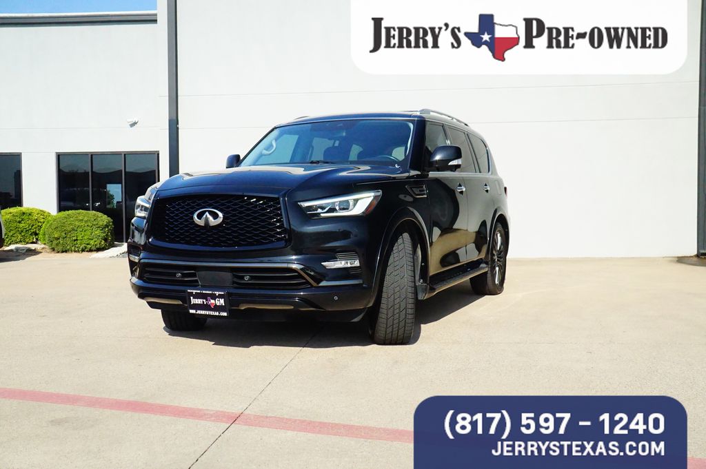 Mineral Black 2021 INFINITI QX80 SUV / Crossover All-Wheel Drive 7-Speed Automatic