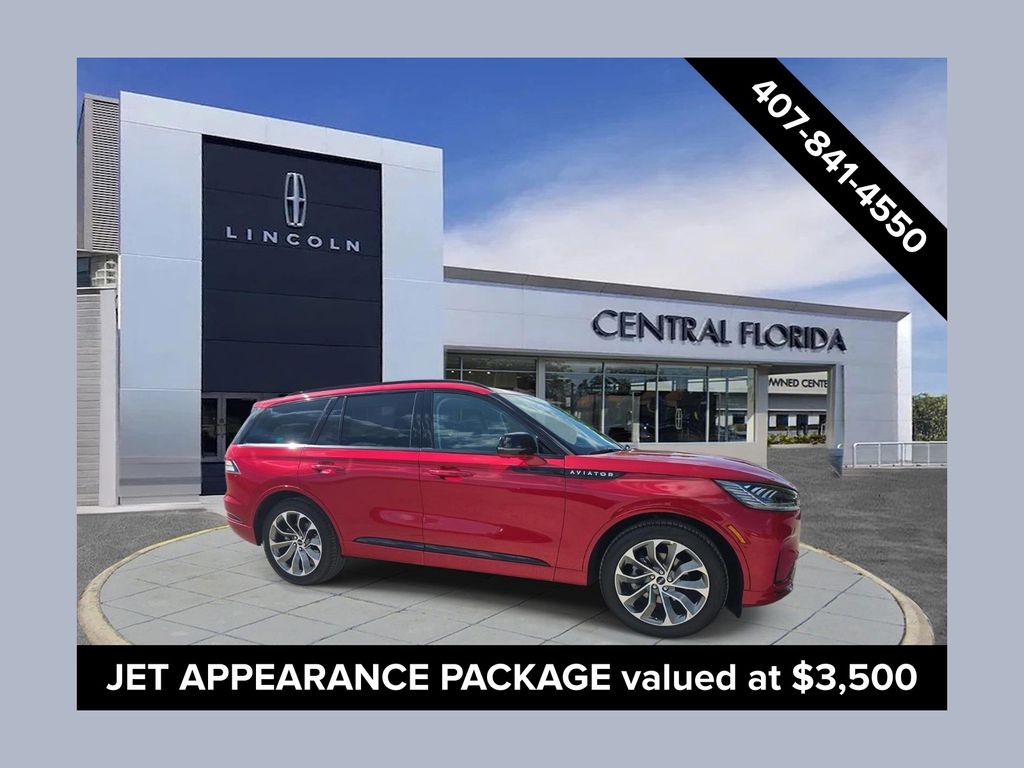 Red 2026 Lincoln Aviator SUV / Crossover Rear-Wheel Drive Automatic