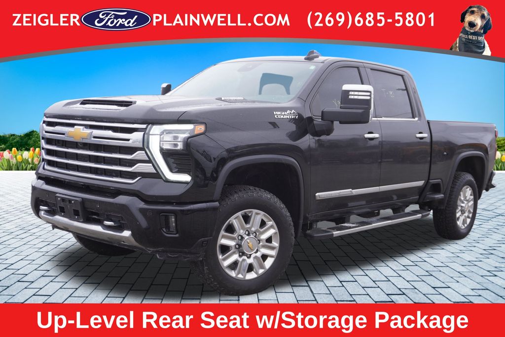 Black 2024 Chevrolet Silverado 2500HD Pickup Truck Four-Wheel Drive Automatic