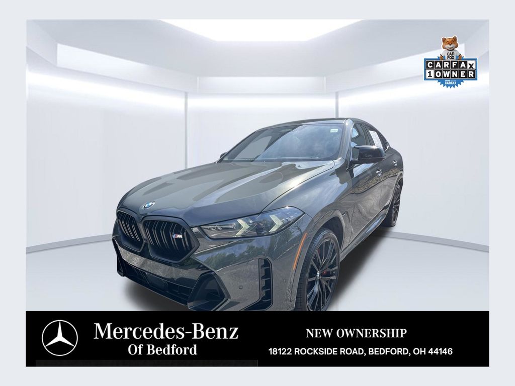 Gray (Dravit Grey Metallic) 2025 BMW X6 SUV / Crossover All-Wheel Drive 8-Speed Automatic
