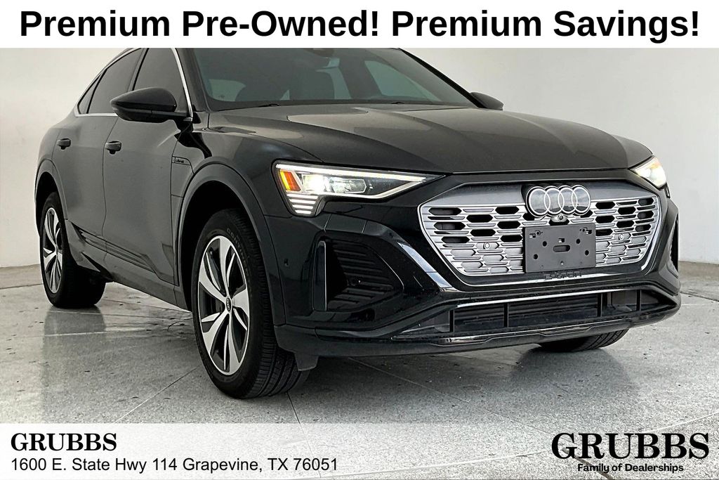 Mythos Black Metallic 2024 Audi Q8 e-tron Sportback quattro Premium Plus S line AWD Sedan All-Wheel Drive Automatic