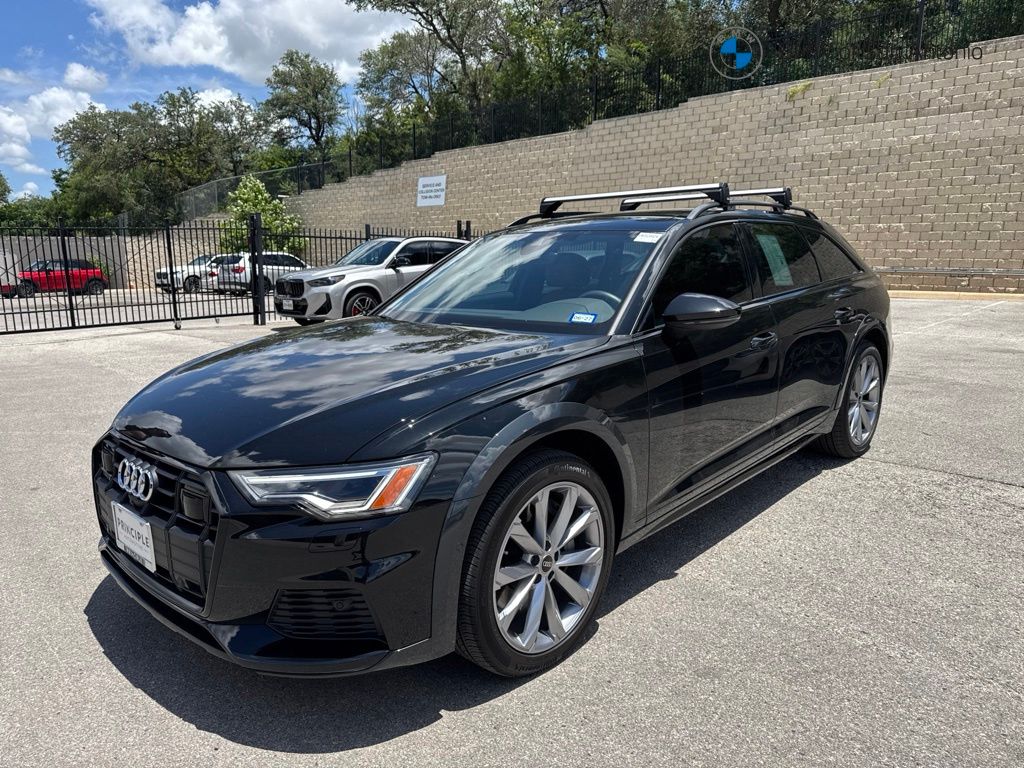 Mythos Black Metallic 2025 Audi A6 Allroad quattro Premium Plus 55 TFSI Wagon All-Wheel Drive 7-Speed Automatic