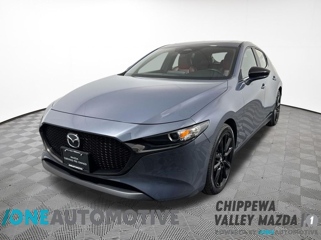 Polymetal Gray Metallic 2025 Mazda MAZDA3 2.5 S Carbon Edition Hatchback AWD Hatchback All-Wheel Drive 6-Speed Automatic