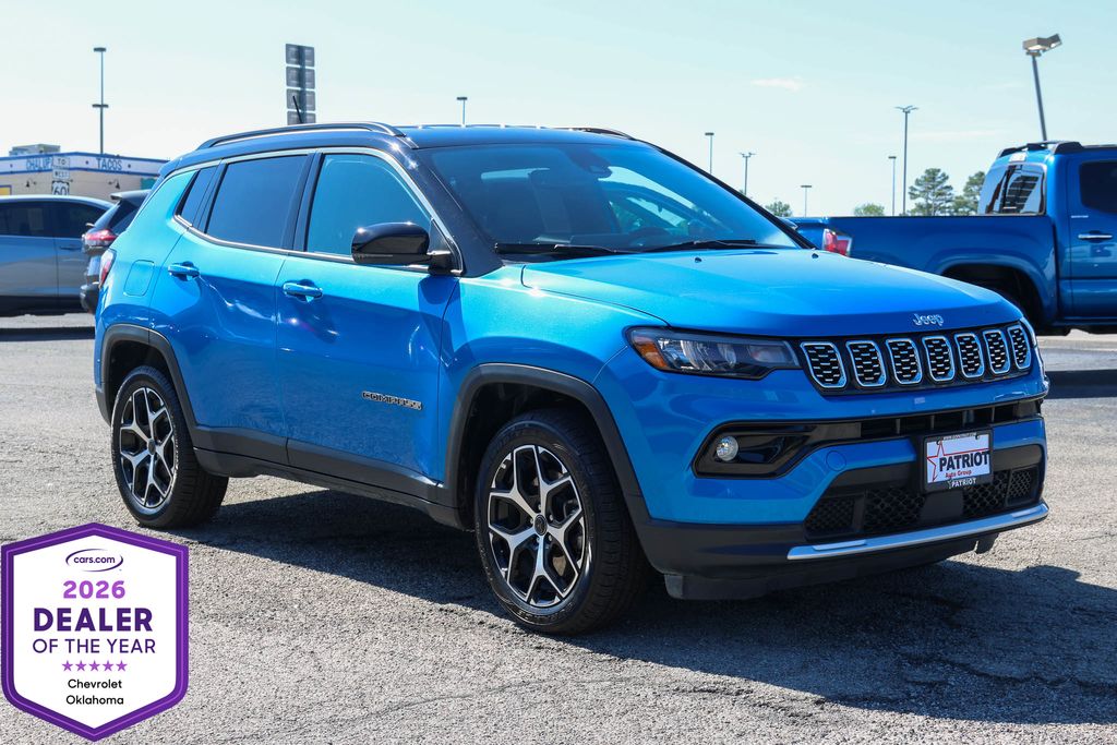 Hydro Blue Pearlcoat 2025 Jeep Compass SUV / Crossover Four-Wheel Drive 8-Speed Automatic
