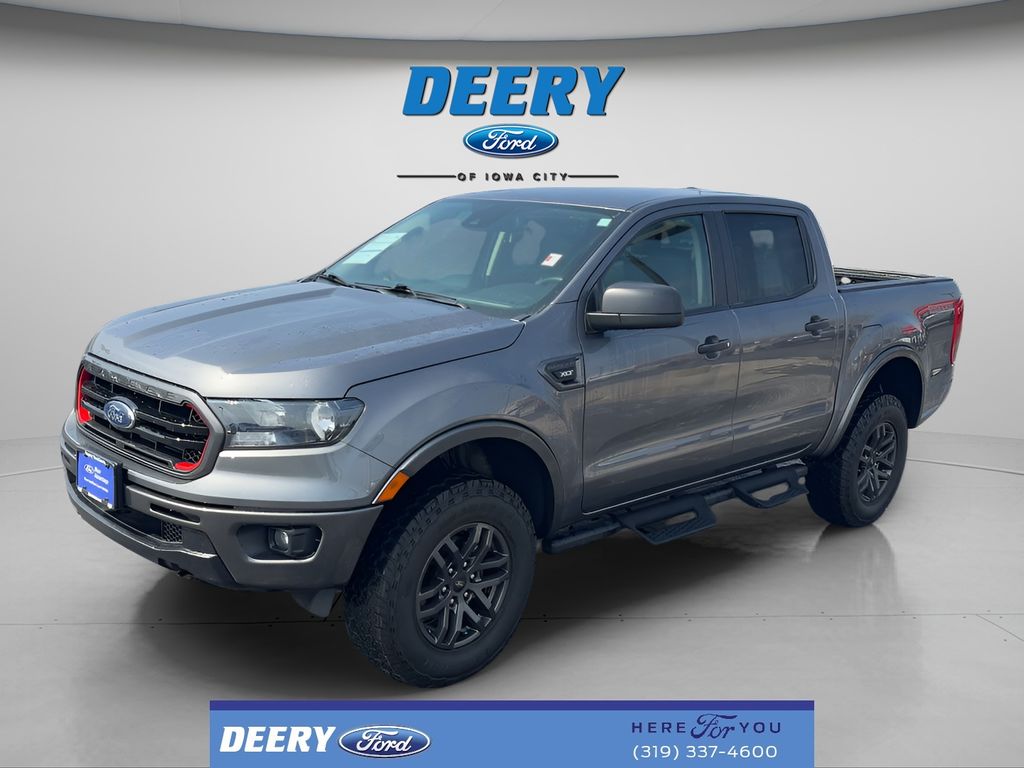 Carbonized Gray Metallic 2022 Ford Ranger XLT SuperCrew 4WD Pickup Truck Four-Wheel Drive Automatic