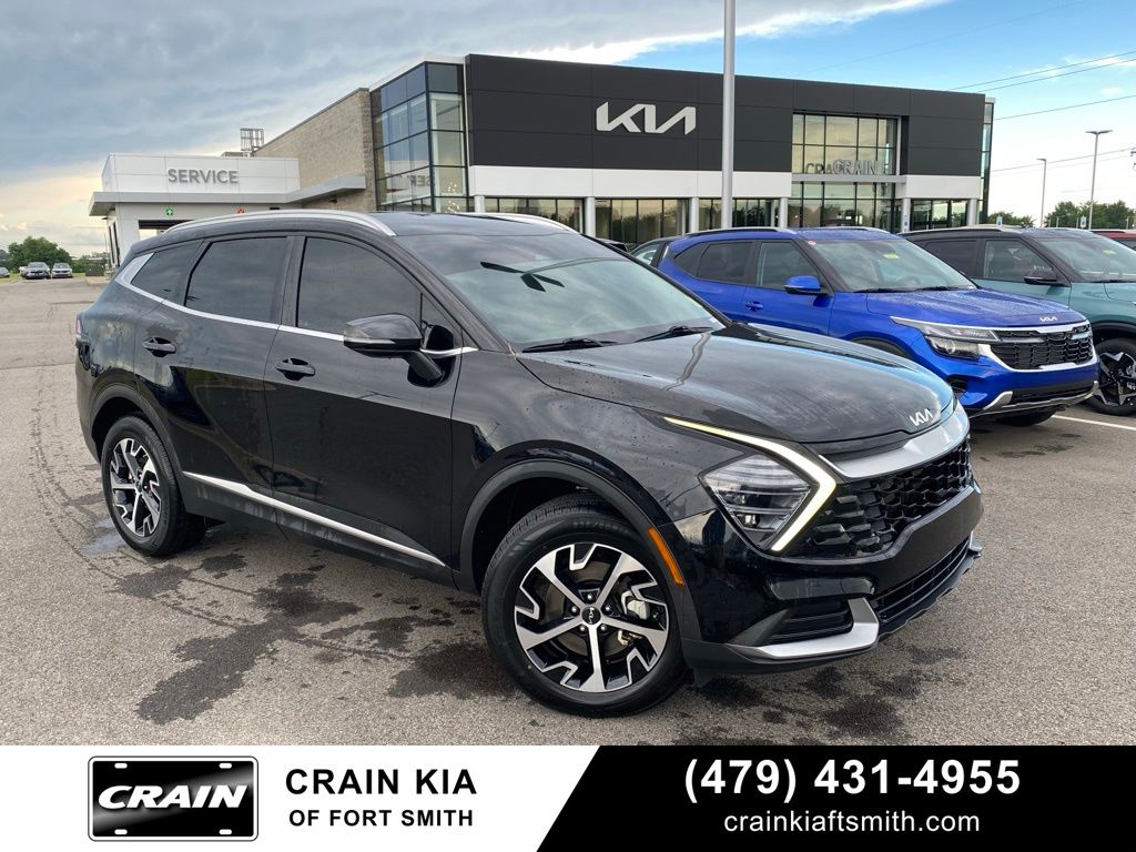 Ebony Black 2024 Kia Sportage SUV / Crossover All-Wheel Drive 8-Speed Automatic