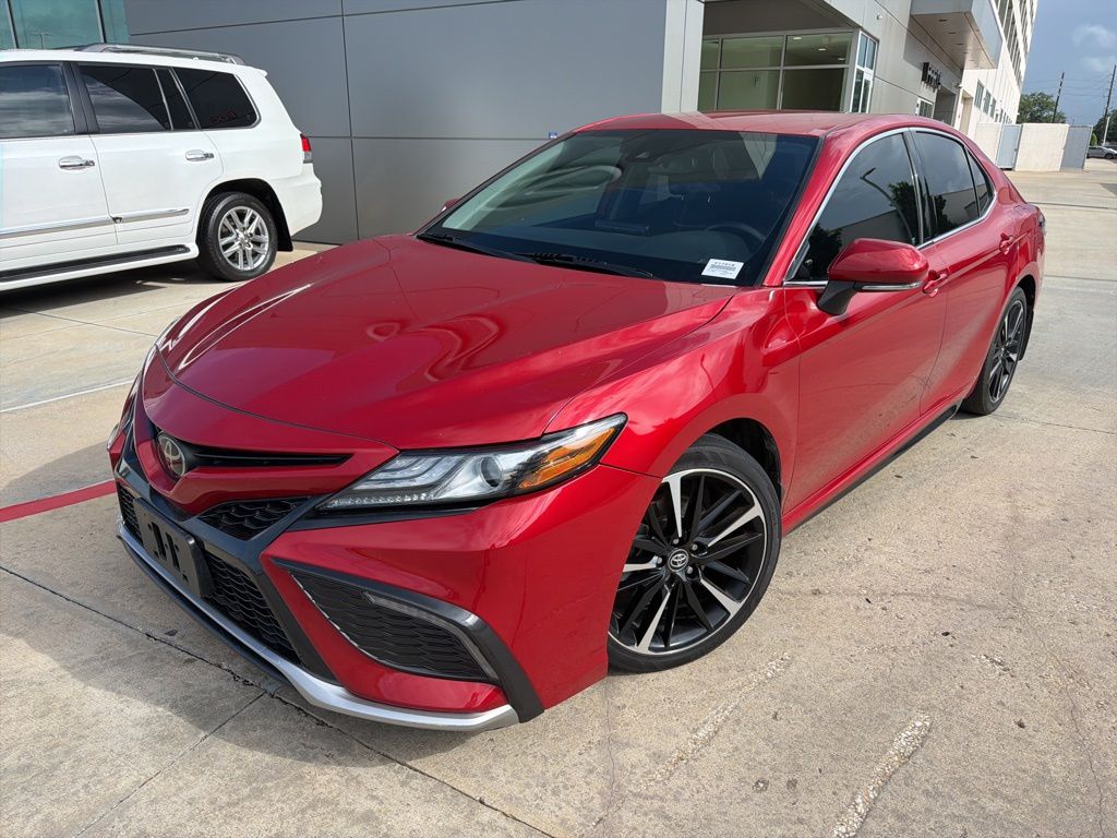 2022 Toyota Camry XSE Red at Emmons Autoplex