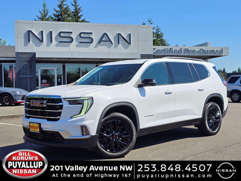 Summit White 2024 GMC Acadia SUV / Crossover Four-Wheel Drive 8-Speed Automatic