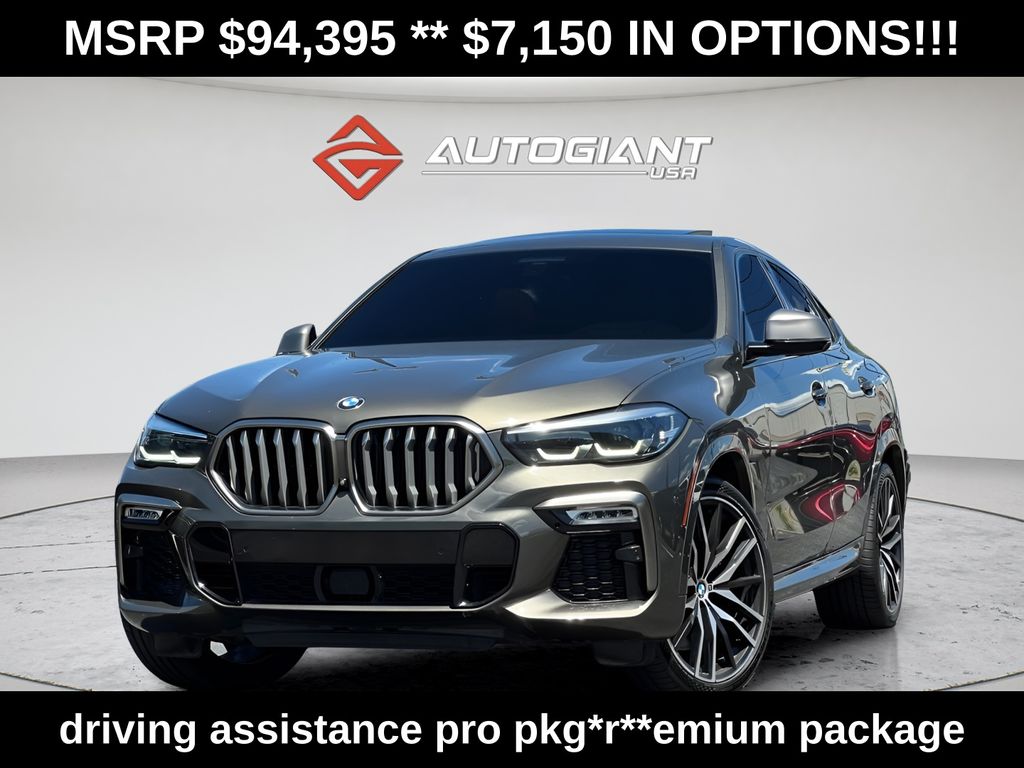 Manhattan Green Metallic 2021 BMW X6 SUV / Crossover All-Wheel Drive 8-Speed Automatic