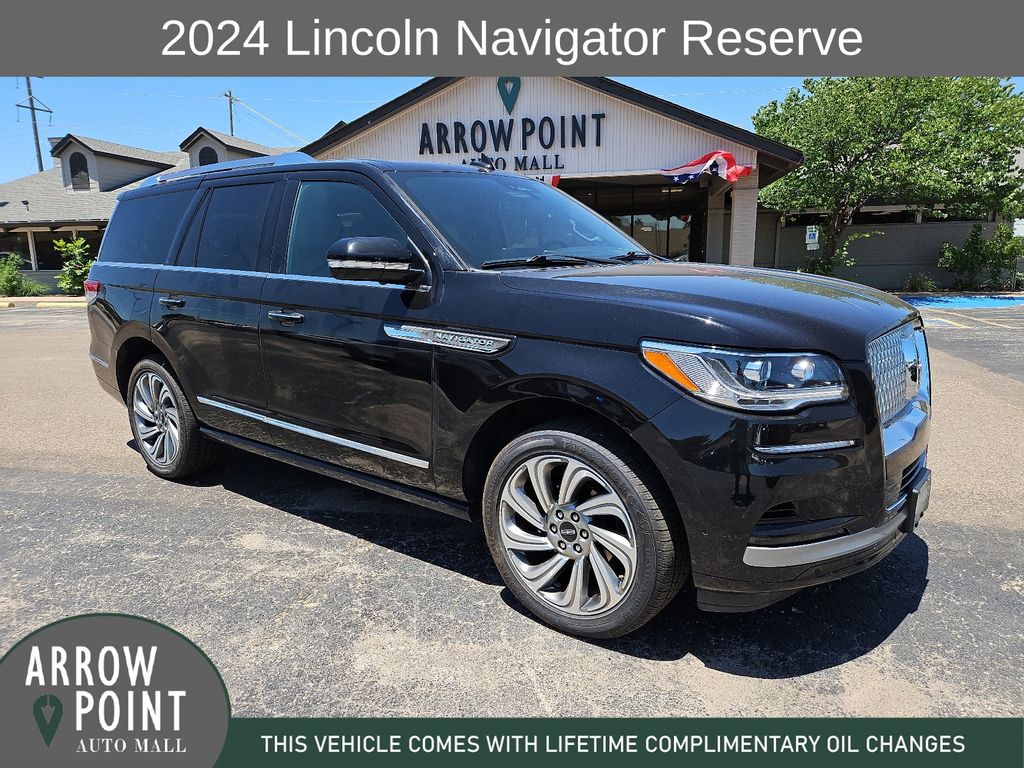 Black Metallic 2024 Lincoln Navigator SUV / Crossover Four-Wheel Drive Automatic