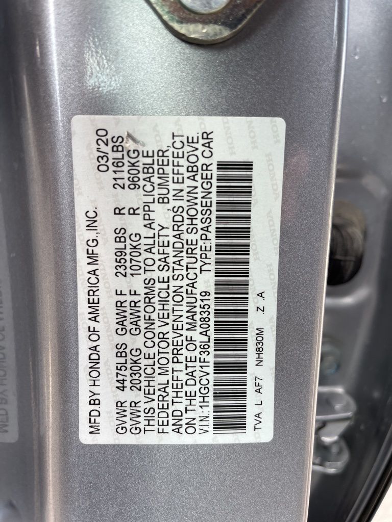 2020 Honda Accord Sport 10