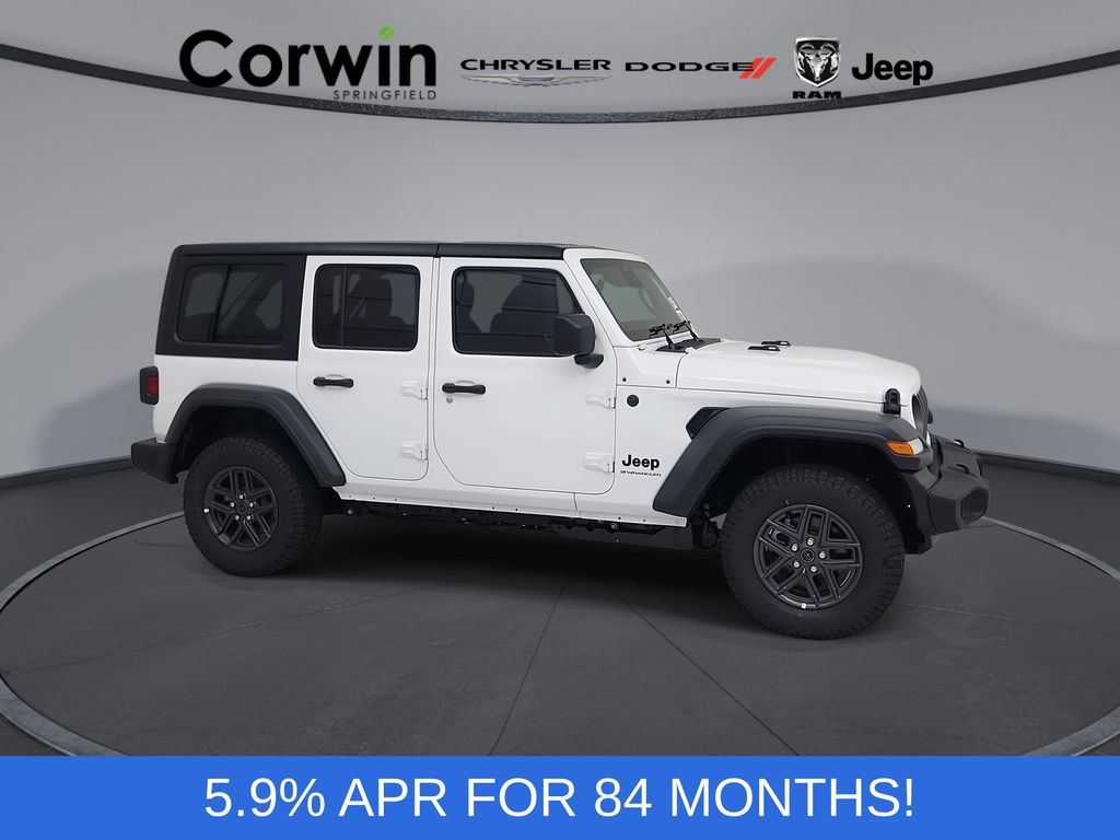 Bright White Clearcoat 2026 Jeep Wrangler SUV / Crossover Four-Wheel Drive 8-Speed Automatic