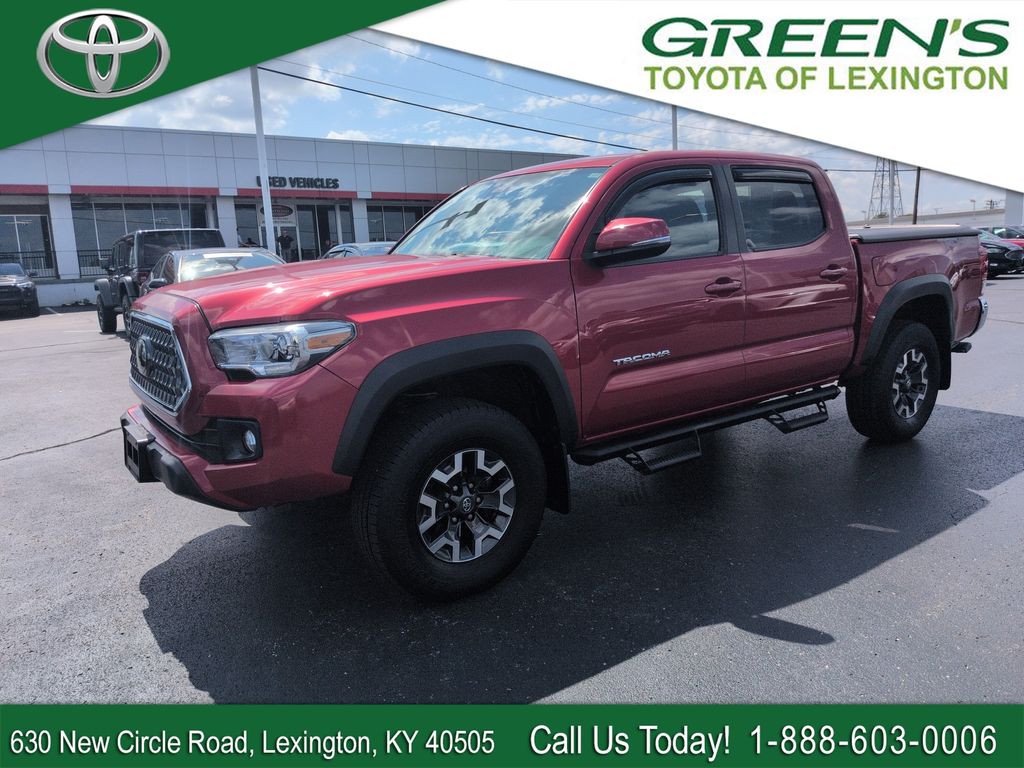 Barcelona Red Metallic 2018 Toyota Tacoma Pickup Truck Four-Wheel Drive 6-Speed Automatic