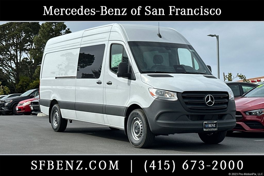 Arctic White 2025 Mercedes-Benz Sprinter Van 9-Speed Automatic