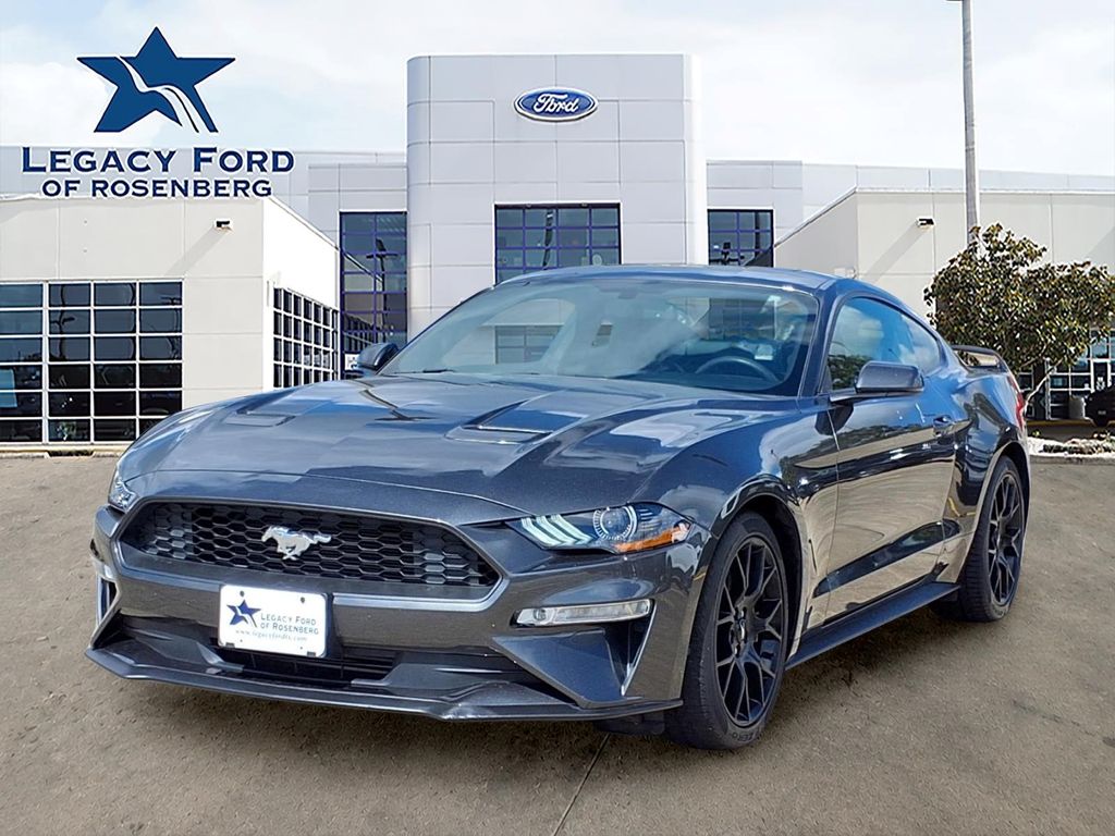 Gray (Magnetic) 2018 Ford Mustang Coupe Rear-Wheel Drive Automatic
