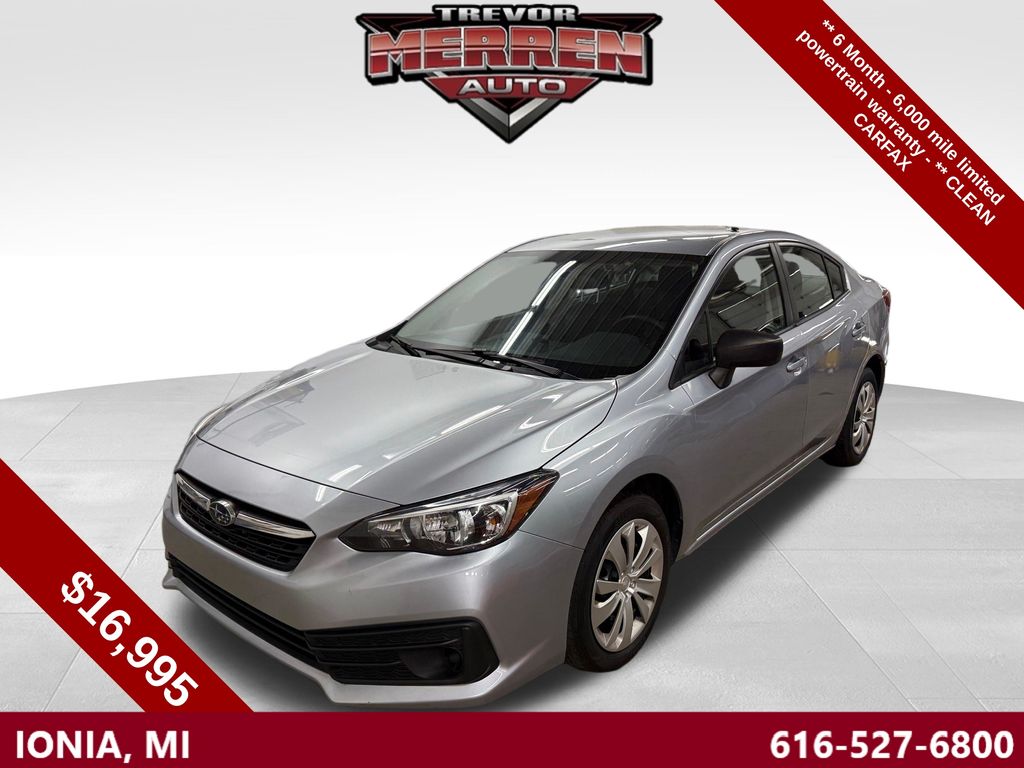Ice Silver Metallic 2022 Subaru Impreza Sedan All-Wheel Drive Continuously Variable Transmission