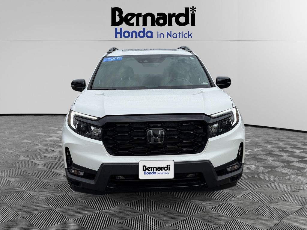 Platinum White Pearl 2022 Honda Passport Elite AWD SUV / Crossover All-Wheel Drive 9-Speed Automatic