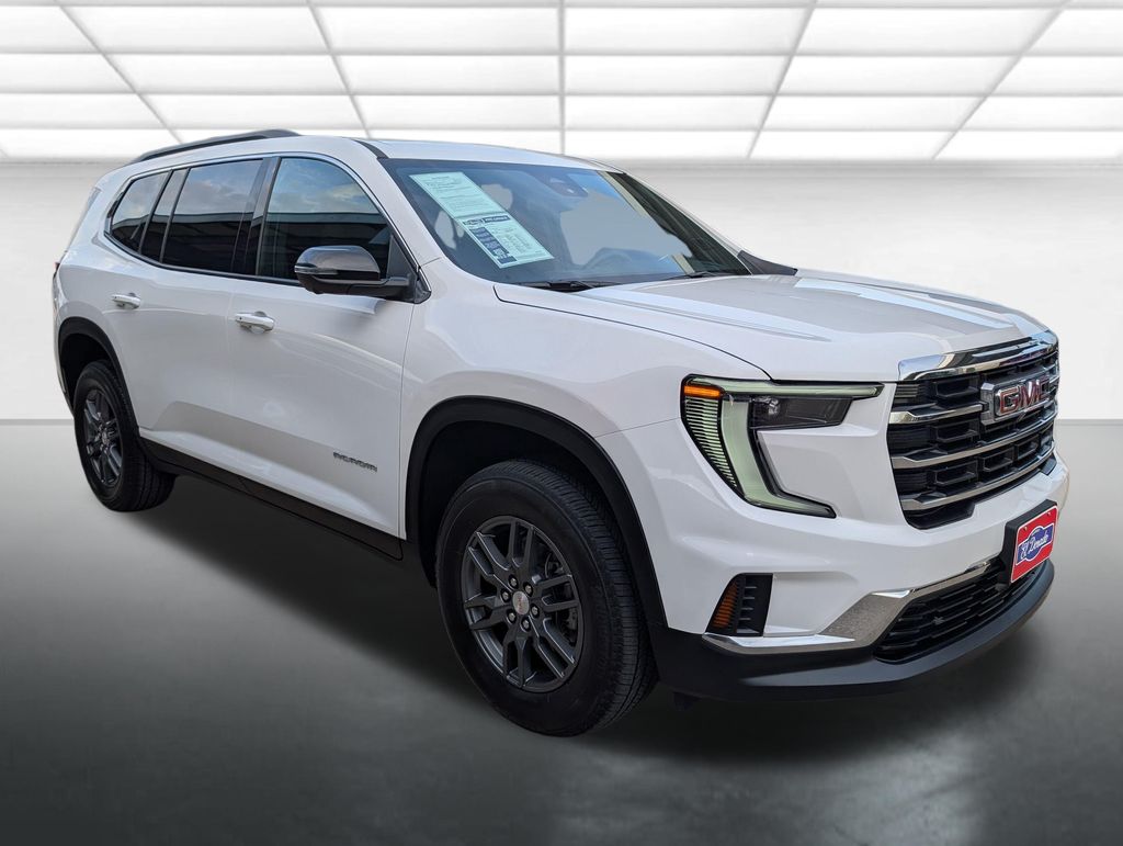 Summit White 2025 GMC Acadia SUV / Crossover Front-Wheel Drive 8-Speed Automatic