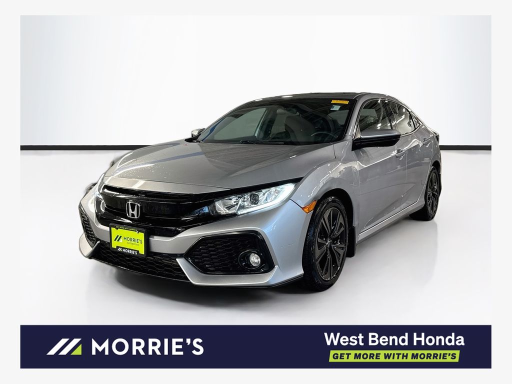 Lunar Silver Metallic 2018 Honda Civic Hatchback Hatchback Front-Wheel Drive Continuously Variable Transmission