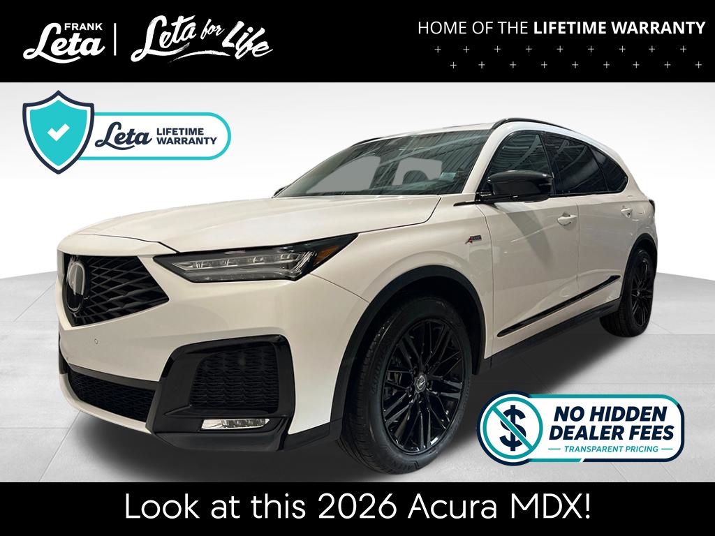 Platinum White Pearl 2026 Acura MDX SUV / Crossover All-Wheel Drive Automatic